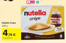 Carrefour Nutella Crepe offerta