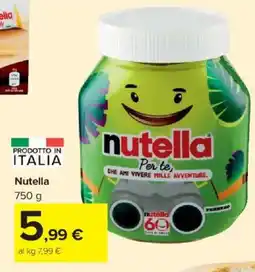 Carrefour Nutella offerta