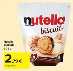 Carrefour Nutella Biscuits offerta