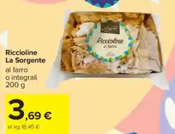 Carrefour Riccioline La Sorgente offerta