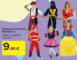 Carrefour Costume Carnevale Bambino/a offerta