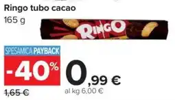 Carrefour Ringo tubo cacao offerta
