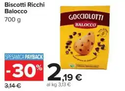 Carrefour Biscotti Ricchi Balocco offerta