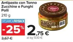 Carrefour Antipasto con Tonno Zucchine e Funghi Polli offerta