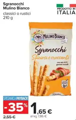 Carrefour Sgranocchi Mulino Bianco offerta