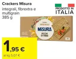 Carrefour Crackers Misura offerta