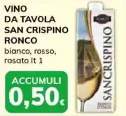 Basko Vino da tavola san crispino ronco offerta