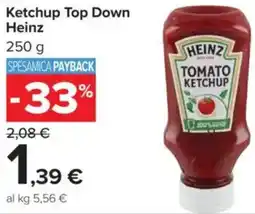 Carrefour Ketchup Top Down Heinz offerta