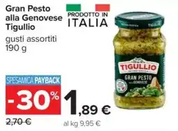 Carrefour Gran Pesto alla Genovese Tigullio offerta