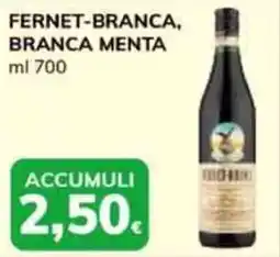 Basko Fernet-branca, branca menta offerta