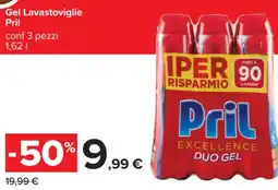 Carrefour Gel Lavastoviglie Pril offerta