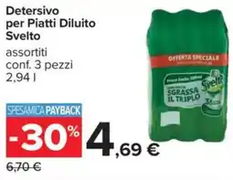 Carrefour Detersivo per Piatti Diluito Svelto offerta