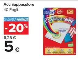Carrefour Acchiappacolore 40 Fogli offerta