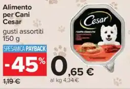 Carrefour Alimento per Cani Cesar offerta