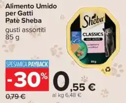 Carrefour Alimento Umido per Gatti Patè Sheba offerta