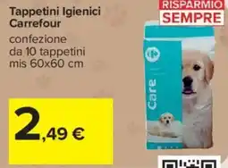 Carrefour Tappetini Igienici Carrefour offerta