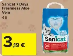 Carrefour Sanicat 7 Days Freshness Aloe offerta