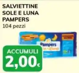 Basko Salviettine sole e luna PAMPERS offerta