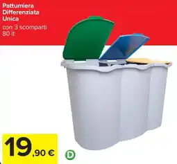 Carrefour Pattumiera Differenziata Unica offerta