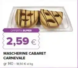 Oasi Mascherine cabaret carnevale offerta