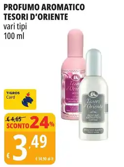 Tigros Profumo aromatico TESORI D'ORIENTE offerta