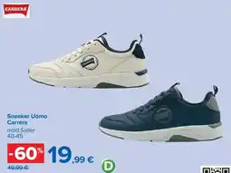 Carrefour Sneaker Uomo Carrera mod.Sailer 40-45 offerta