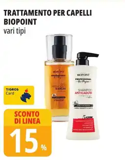 Tigros Trattamento per capelli BIOPOINT offerta