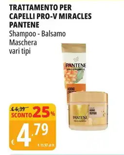 Tigros Trattamento per capelli pro-v miracles PANTENE offerta