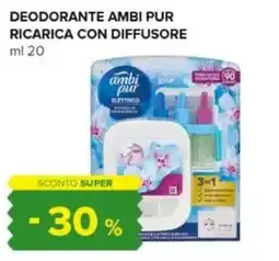 Tigre Deodorante ambi pur ricarica con diffusore offerta