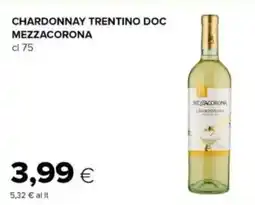 Tigre Chardonnay trentino doc MEZZACORONA offerta