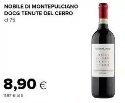 Tigre Nobile di montepulciano docg tenute del cerro offerta