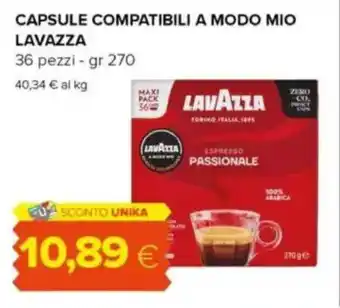 Capsule compatibili a modo mio LAVAZZA