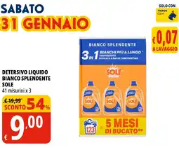 Tigros Detersivo liquido bianco splendente SOLE offerta