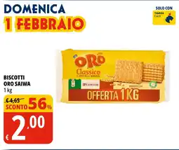 Tigros Biscotti ORO SAIWA offerta