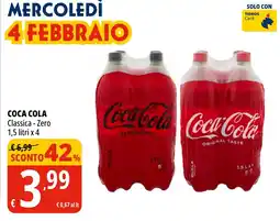 Tigros COCA COLA Classica - Zero offerta