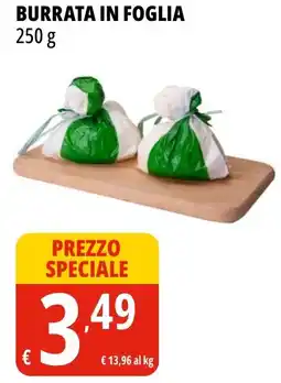 Tigros Burrata in foglia offerta
