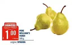 Tigros Pere william's verdi offerta