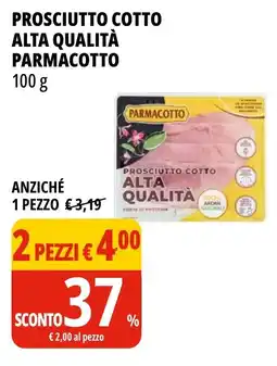 Tigros Prosciutto cotto alta qualità PARMACOTTO offerta