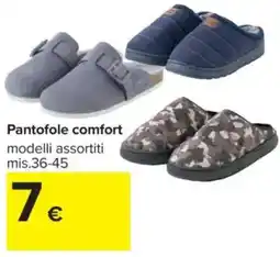 Carrefour Pantofole comfort modelli assortiti mis.36-45 offerta