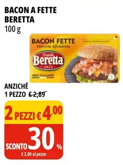 Tigros Bacon a fette BERETTA offerta