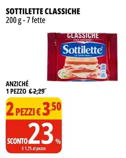 Tigros Sottilette classiche offerta