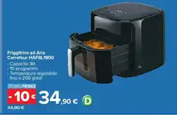 Carrefour Friggitrice ad Aria Carrefour HAF8L1900 offerta