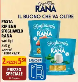 Tigros Pasta ripiena sfogliavelo RANA offerta