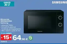 Carrefour Microonde MS20A3010A SAMSUNG offerta