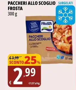 Tigros Paccheri allo scoglio FROSTA offerta