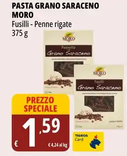 Tigros Pasta grano saraceno MORO offerta