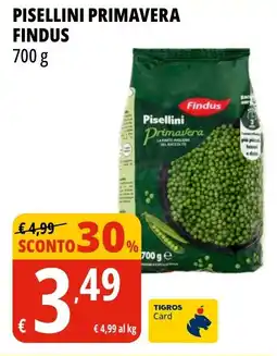 Tigros Pisellini primavera FINDUS offerta