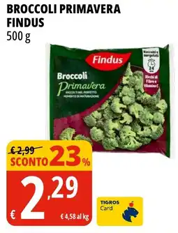 Tigros Broccoli primavera FINDUS offerta
