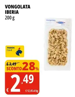 Tigros Vongolata IBERIA offerta