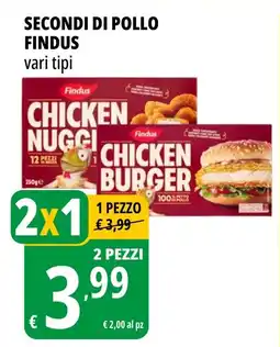 Tigros Secondi di pollo FINDUS offerta